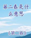 第二春是什么意思